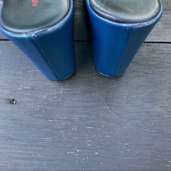 NR Rapisardi Color Block Leather Platform Sandals - Picture 5 of 10